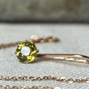 Antique 1.80ct Certified Natural Sapphire 14k Pendant Necklace